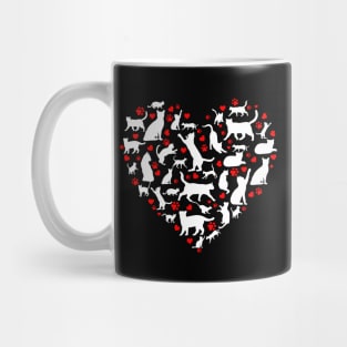 Cat Heart Mug